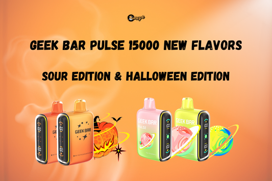 geek bar pulse sour edition flavors & halloween edition flavors