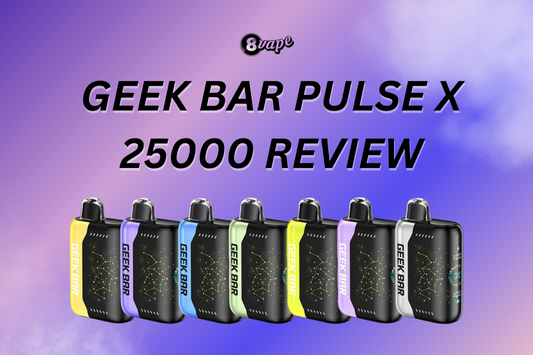 Geek Bar Pulse X Spec & Flavors Review — Geek Bar Pulse Upgraded Version