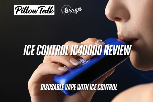 pillow talk ice control ic40000 world’s first disposable vape with “ice mode” settings