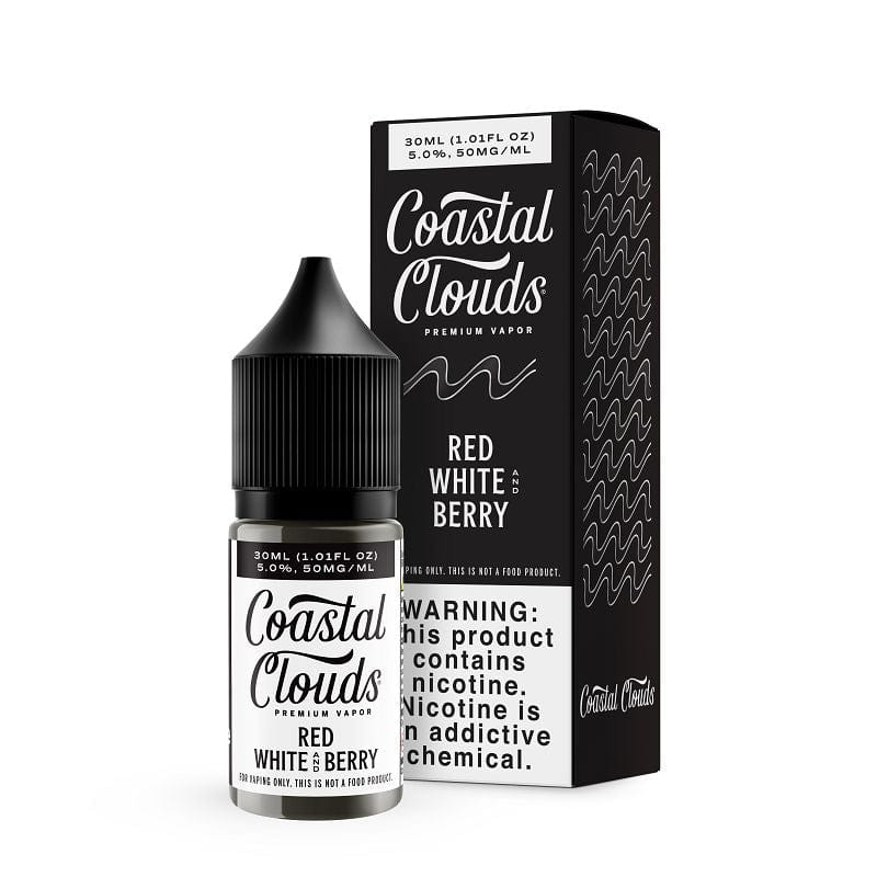 Coastal Clouds Juice Coastal Clouds Red White and Berry Nic Salt Vape Juice 30ml