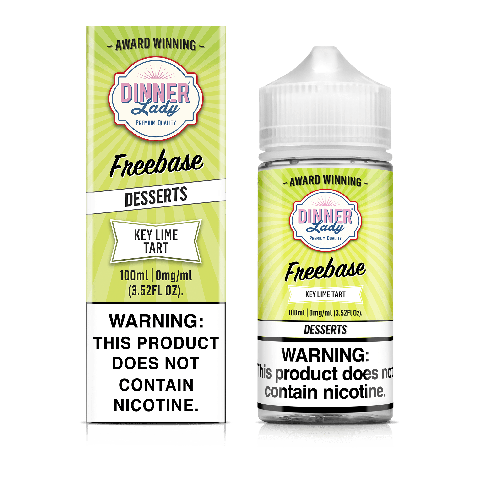 Dinner Lady Juice 0MG Dinner Lady Key Lime Tart 100ml