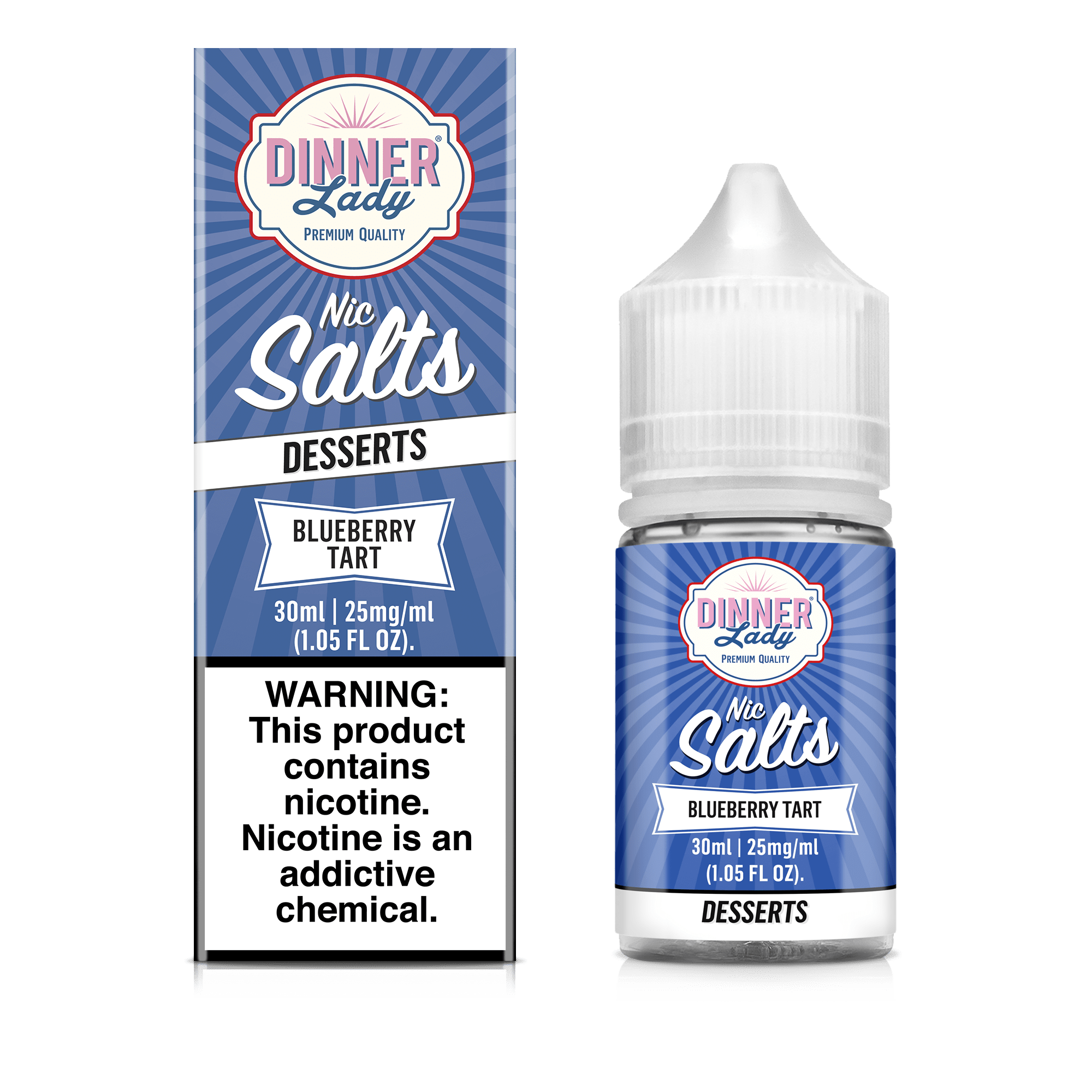 Dinner Lady Juice 25MG Dinner Lady Blueberry Tart 30ml