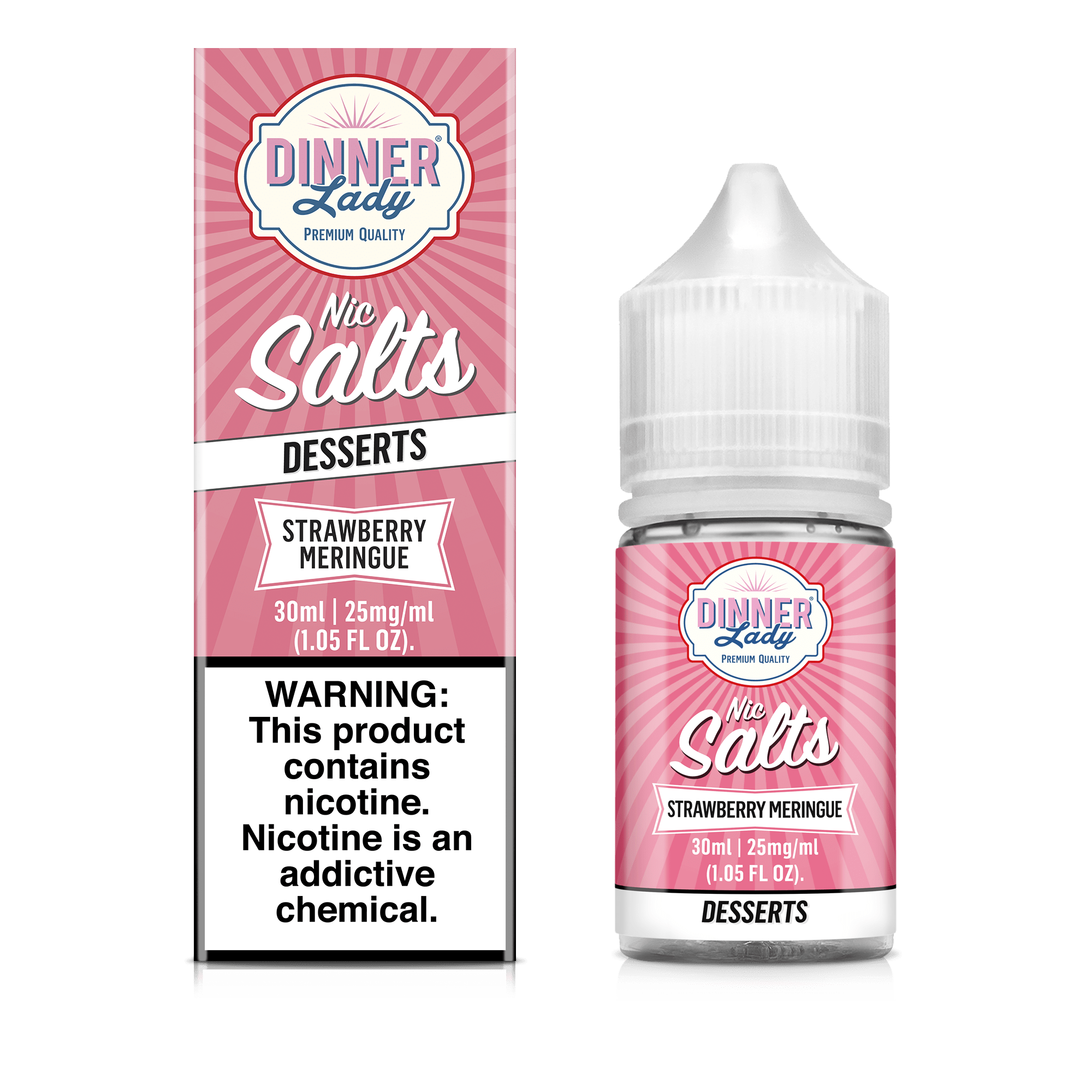 Dinner Lady Juice 25MG Dinner Lady Strawberry Meringue 30ml