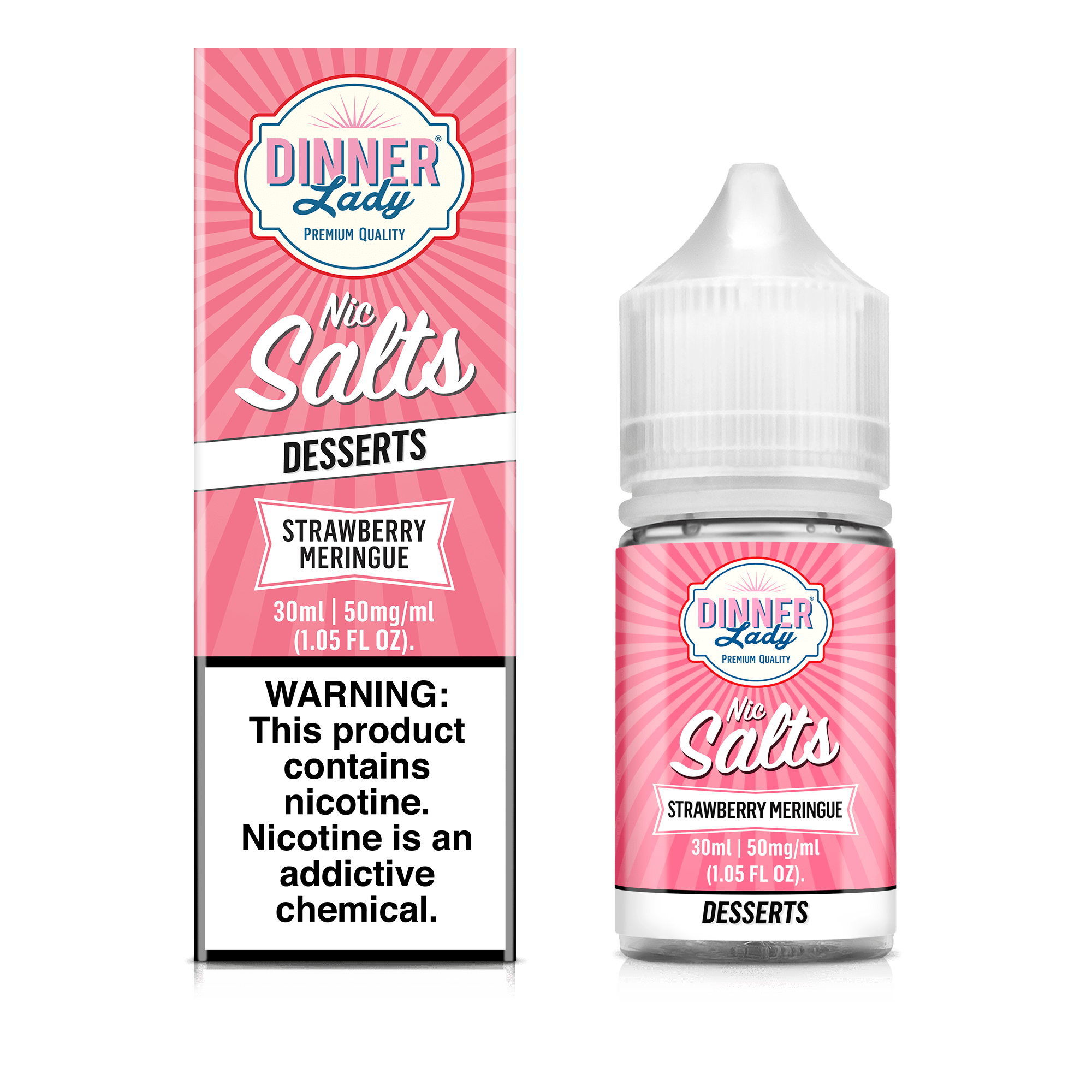 Dinner Lady Juice 50MG Dinner Lady Strawberry Meringue 30ml