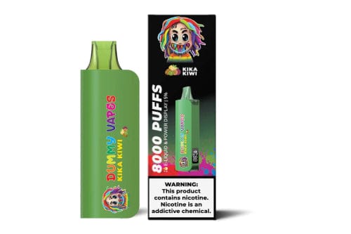 Dummy Vape Disposable Vape Kika Kiwi Dummy Vape (Tekashi 6ix9ine) Disposable Vape (5%, 8000 Puffs)