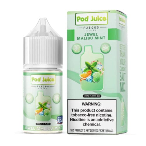 Pod Juice Juice Pod Juice Jewel Malibu Mint PJ5000 TF 30ml Nic Salt Vape Juice