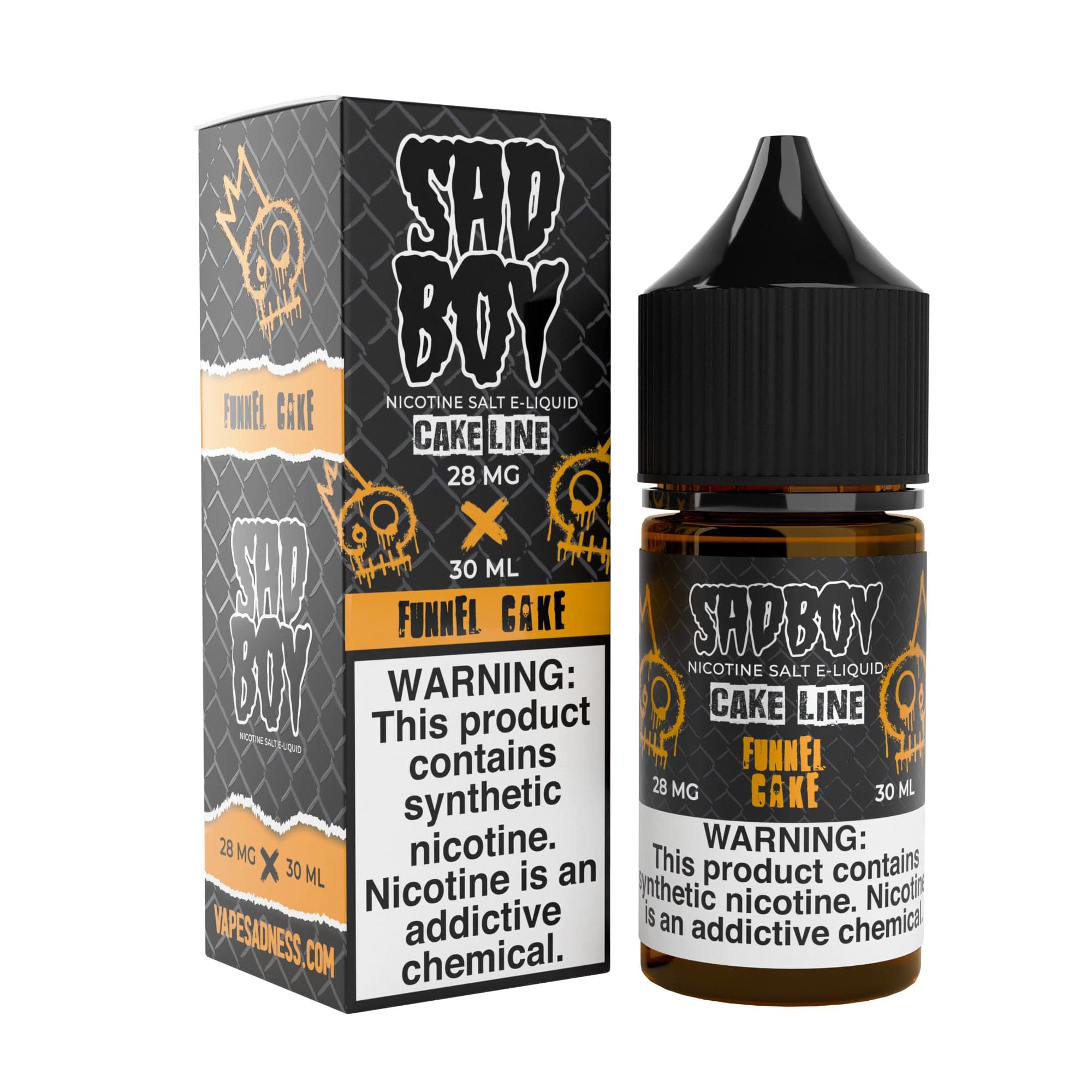 Sadboy Juice 28mg Sadboy Cake Synthetic Funnel Cake 30ml