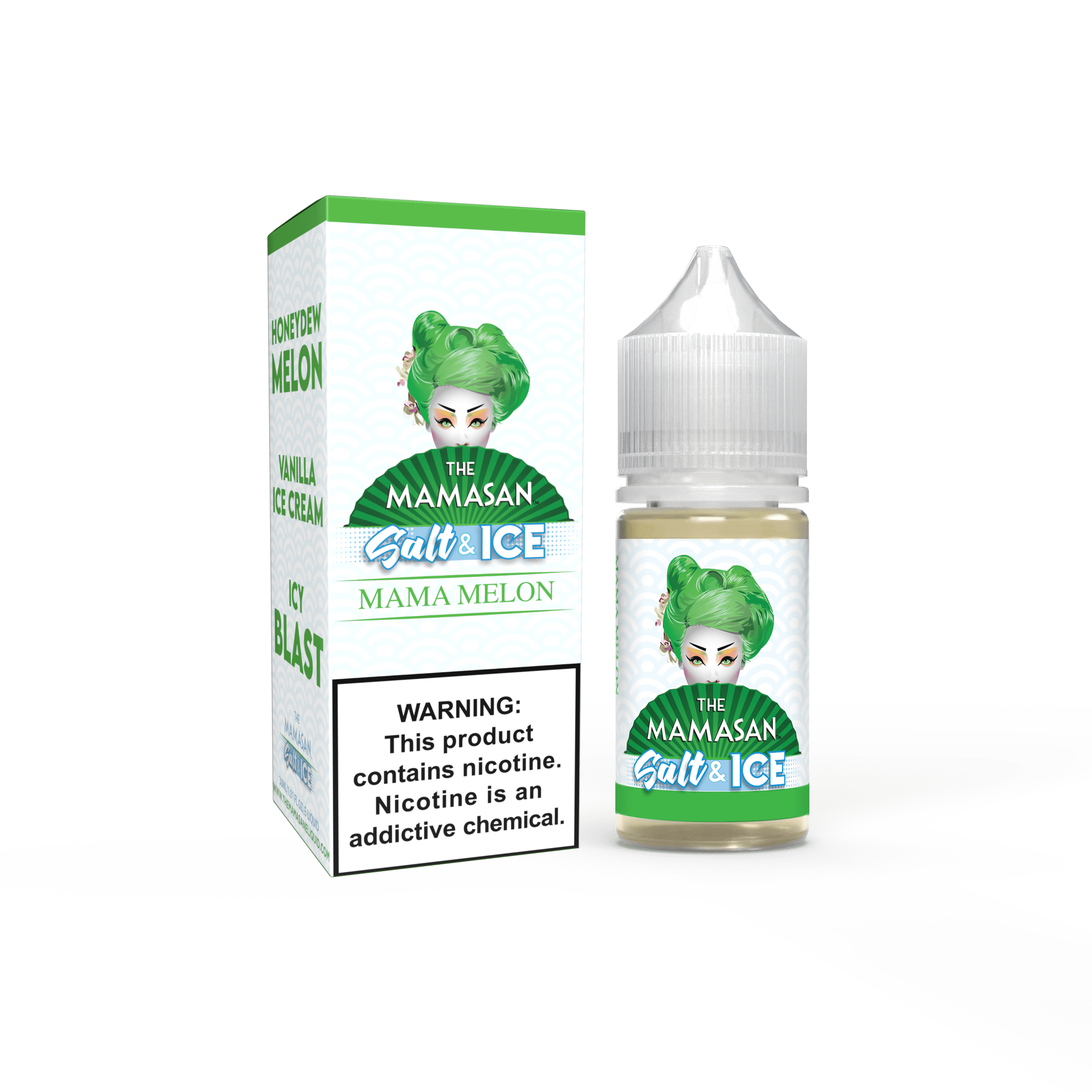 The Mamasan Juice Mama Melon Ice 30ml Nic Salt Vape Juice - Mamasan