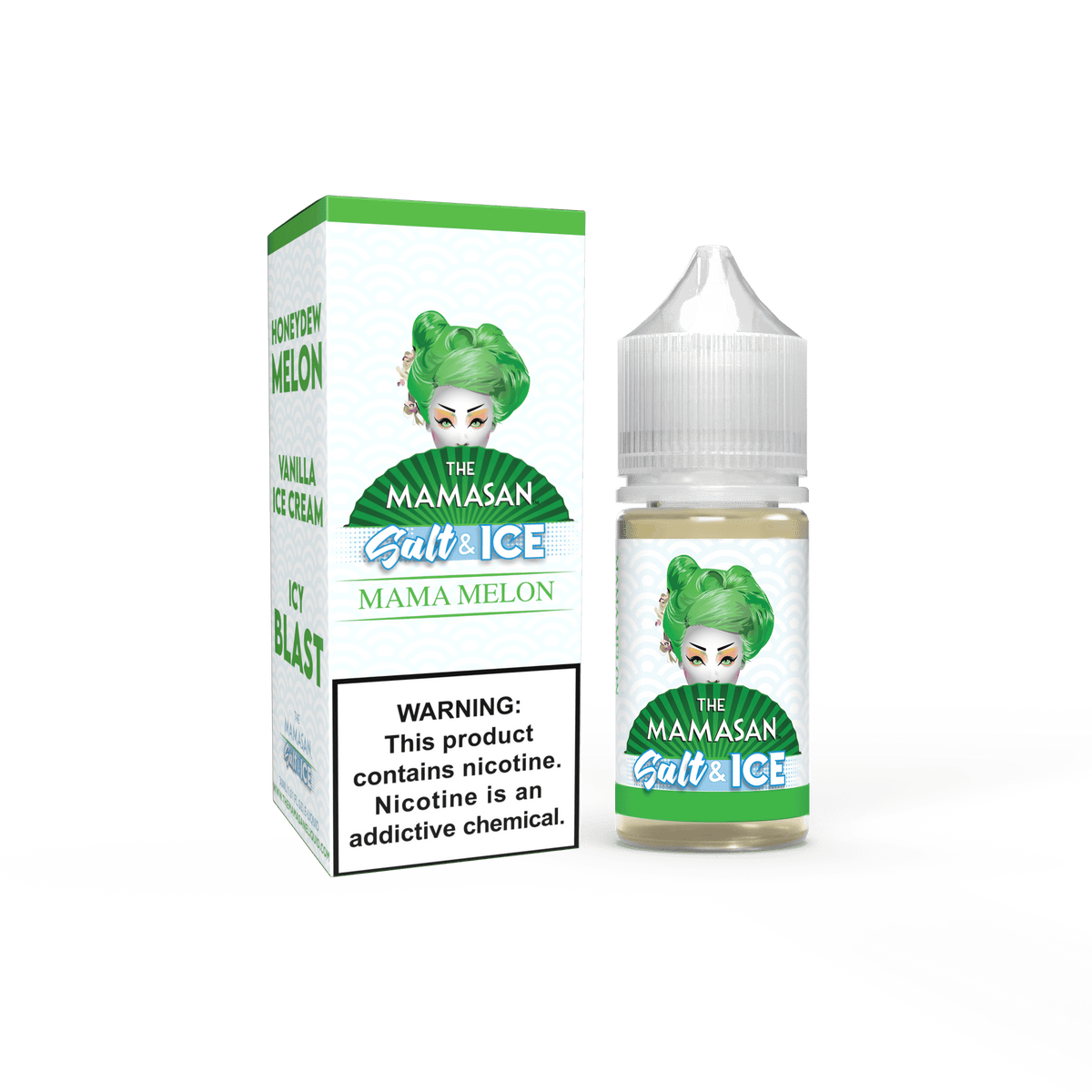 The Mamasan Juice Mama Melon Ice 30ml Nic Salt Vape Juice - Mamasan