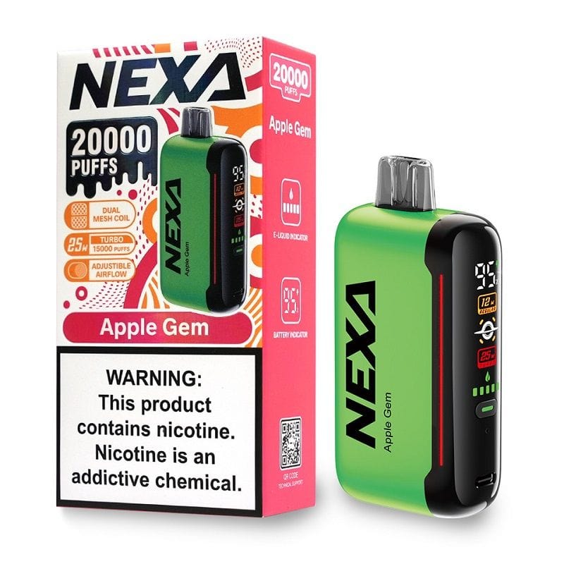 NEXA Disposable Vape Apple Gem NEXA 20000 Disposable Vape (5%, 20000 Puffs)