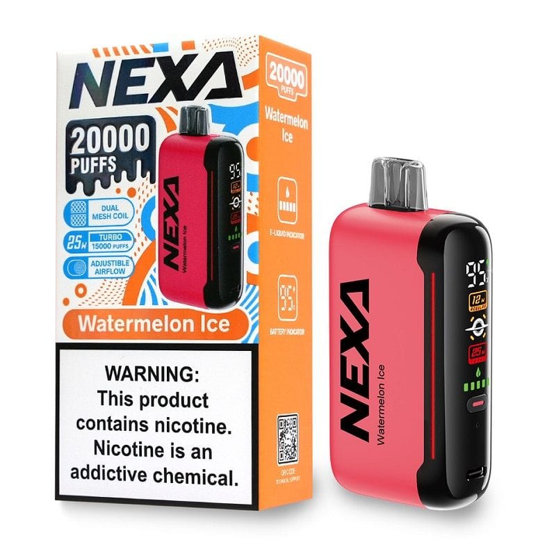 NEXA Disposable Vape Watermelon Ice NEXA 20000 Disposable Vape (5%, 20000 Puffs)