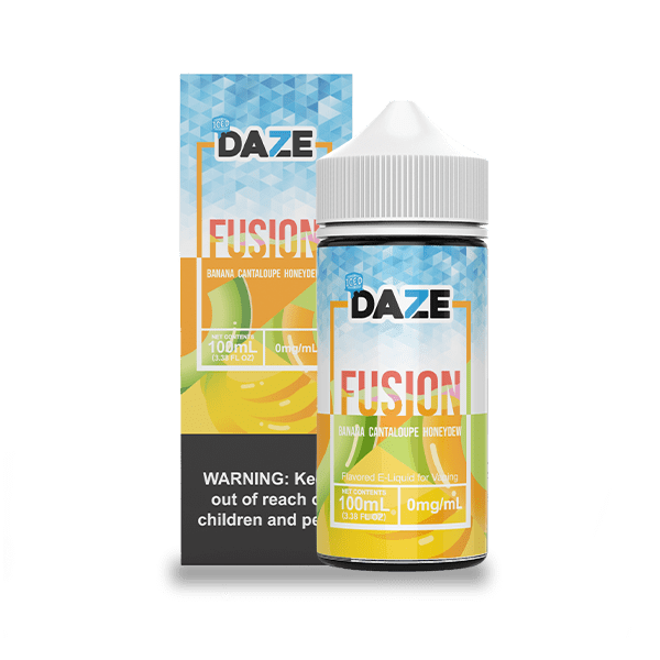 7 Daze Juice 7 Daze Fusion Banana Cantaloupe Honeydew ICED 100ml Vape Juice