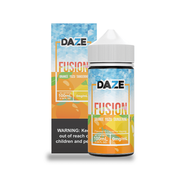 7 Daze Juice 7 Daze Fusion Orange Yuzu Tangerine ICED 100ml Vape Juice