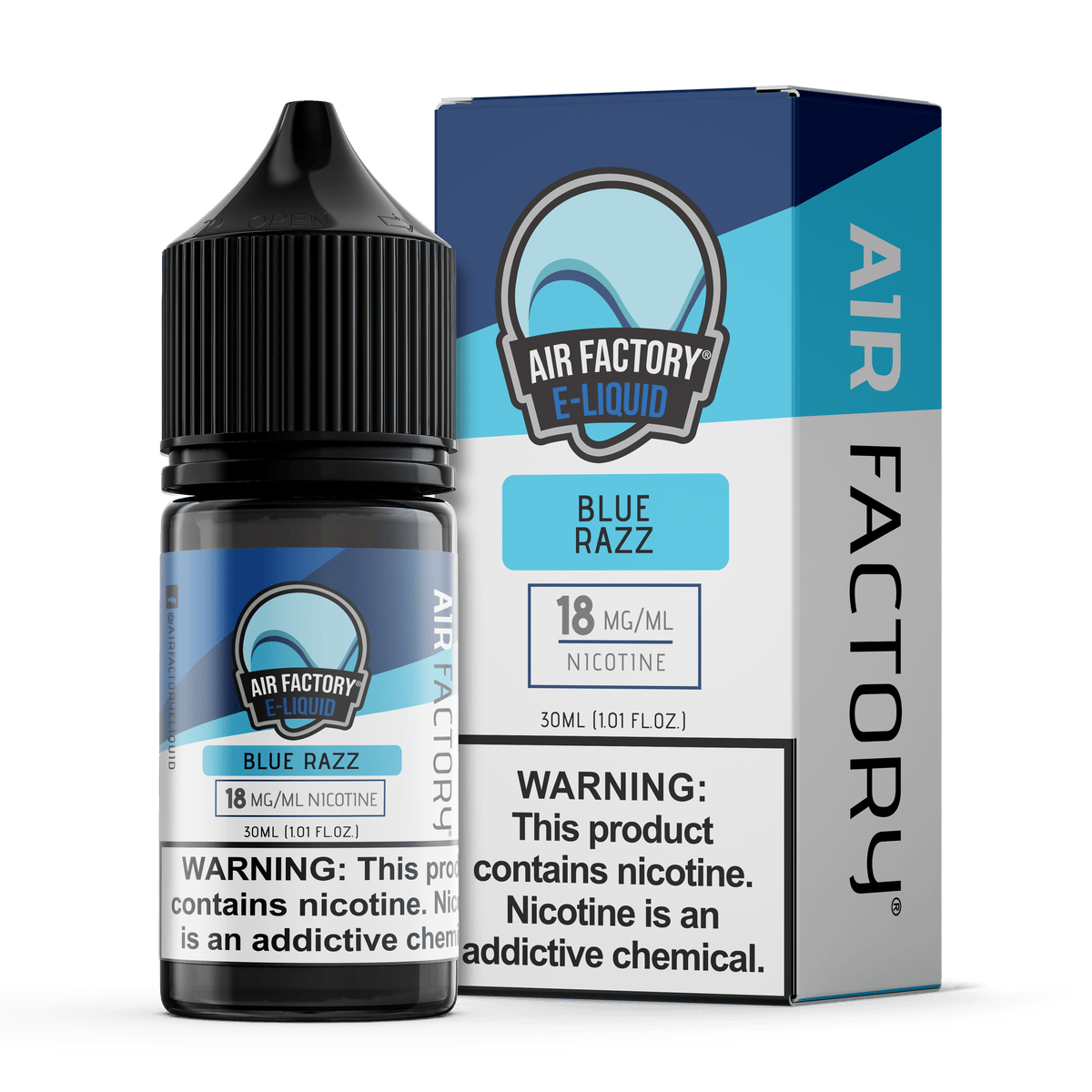 Air Factory Juice Air Factory Blue Razz 30ml Nic Salt Vape Juice