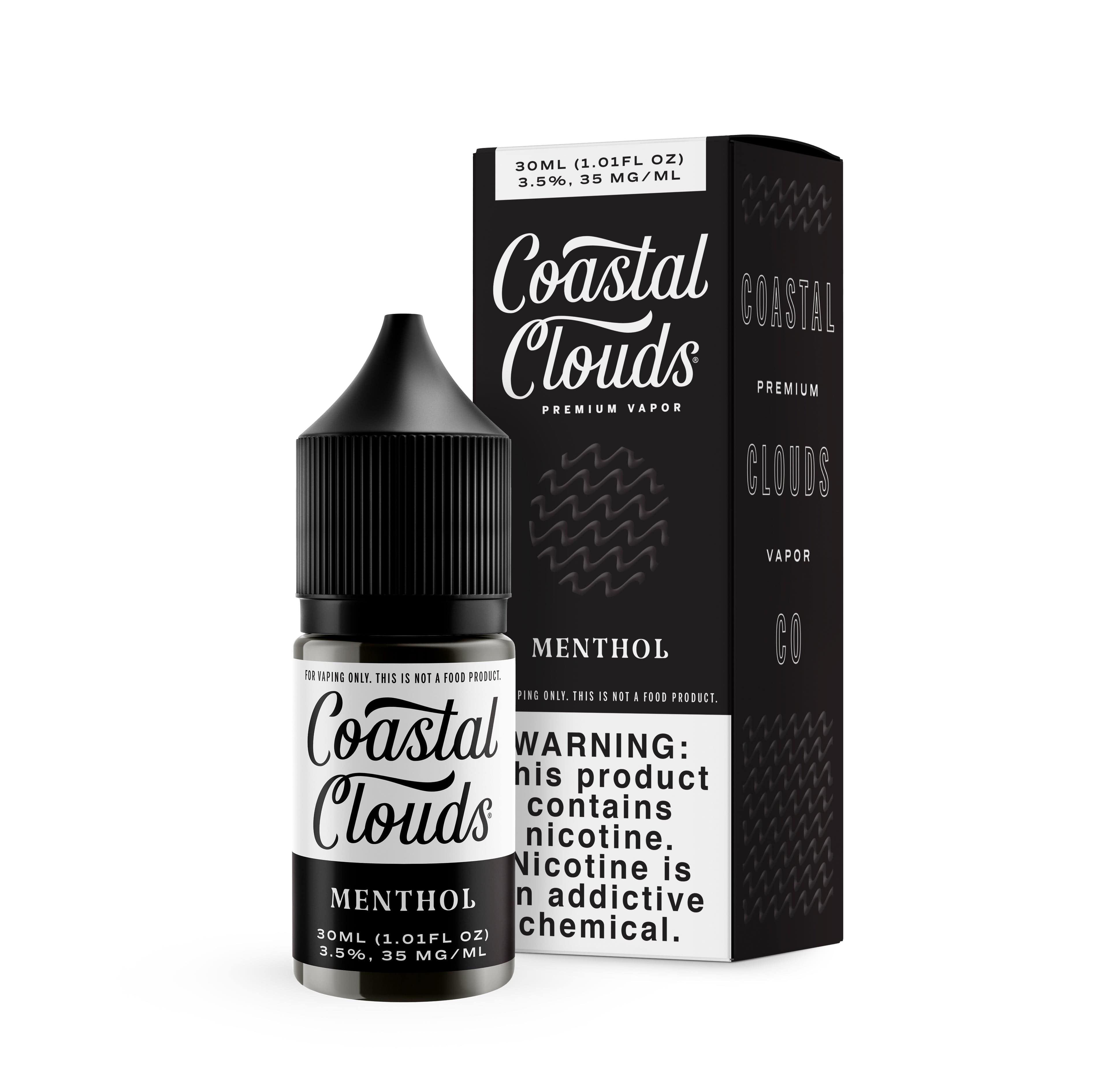 Coastal Clouds Juice Coastal Clouds Menthol 30ml Nic Salt Vape Juice