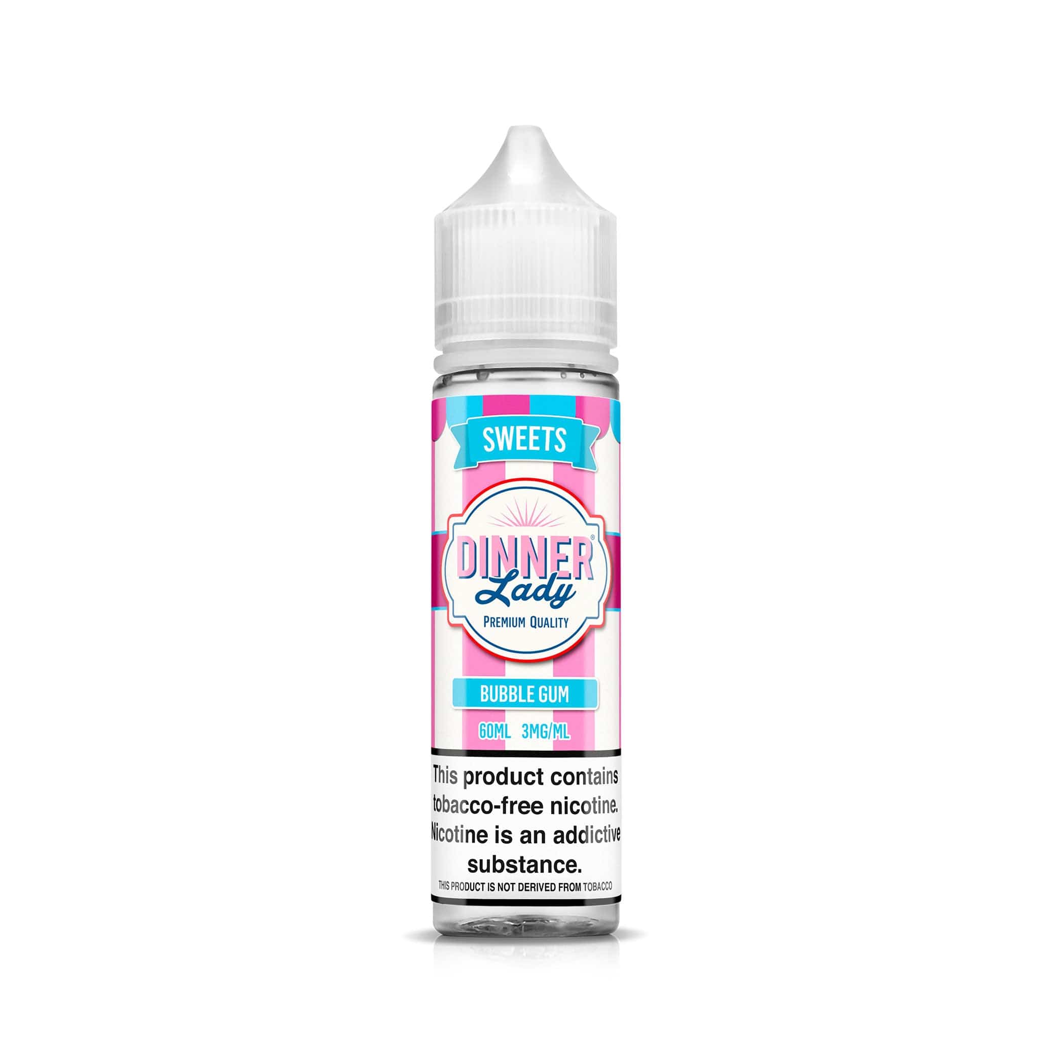 Dinner Lady Juice Bubblegum 60ml TF Vape Juice - Dinner Lady