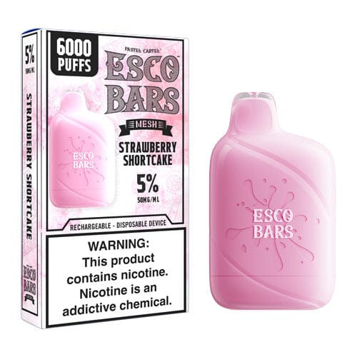 ESCO Bar Disposable Vape Strawberry Shortcake ESCO Bar 6000 Disposable Vape (5%, 6000 Puffs)