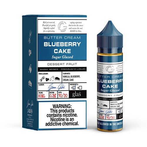 GLAS Juice GLAS Basix Series Vape Juice Blueberry Cake 60ml