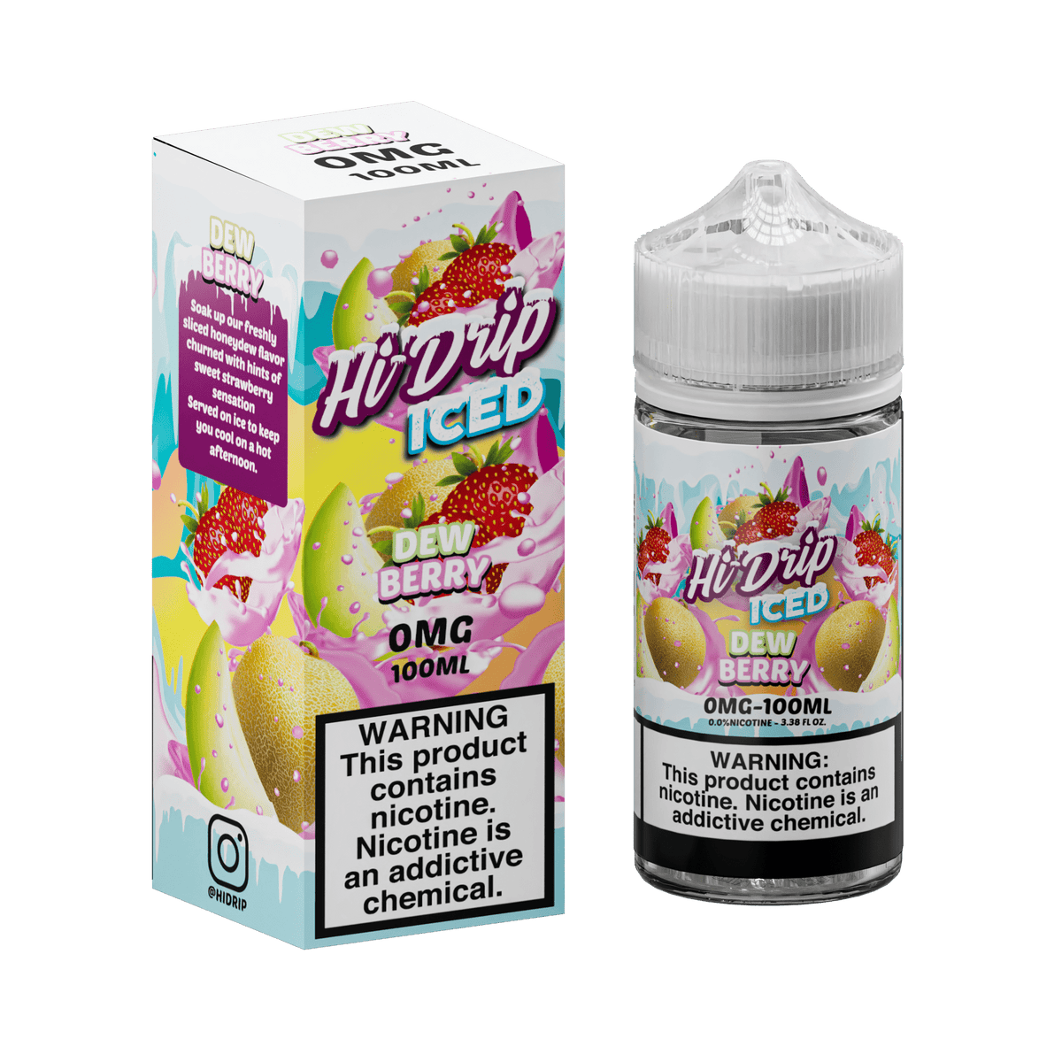 Hi-Drip Juice 0MG Hi-Drip Iced Dew Berry 100ml Vape Juice