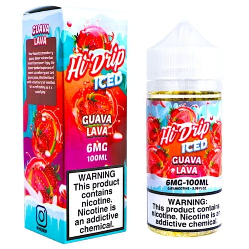 Hi-Drip Juice Hi-Drip Iced 100ml Guava Lava Vape Juice