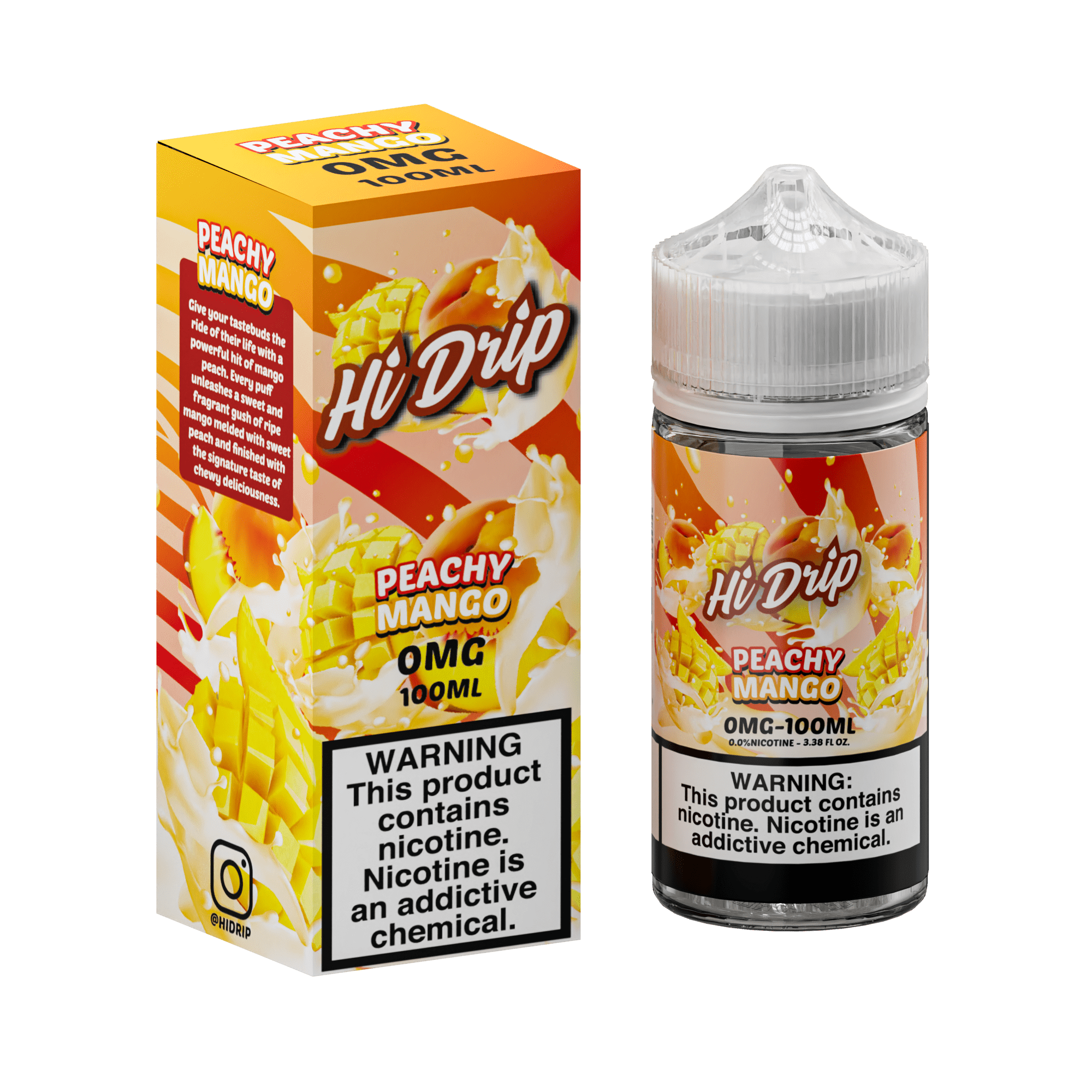 Hi-Drip Juice 0MG Hi-Drip Peachy Mango 100ml Vape Juice