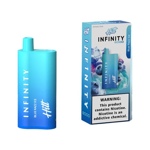 HITT Disposable Vape Blue Razz Ice Hitt Infinite 8000 Disposable Vape (5%, 8000 Puffs)