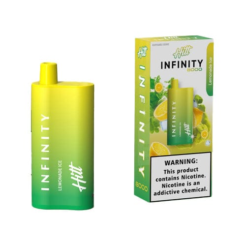 HITT Disposable Vape Lemonade Ice Hitt Infinite 8000 Disposable Vape (5%, 8000 Puffs)