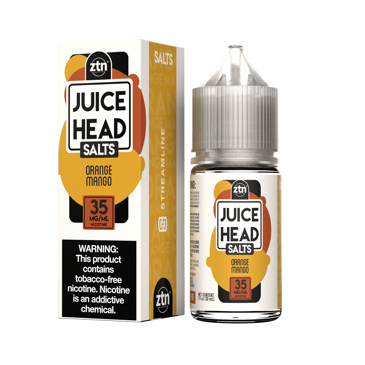 Juice Head Juice Juice Head Orange Mango 30ml Nic Salt ZTN Vape Juice