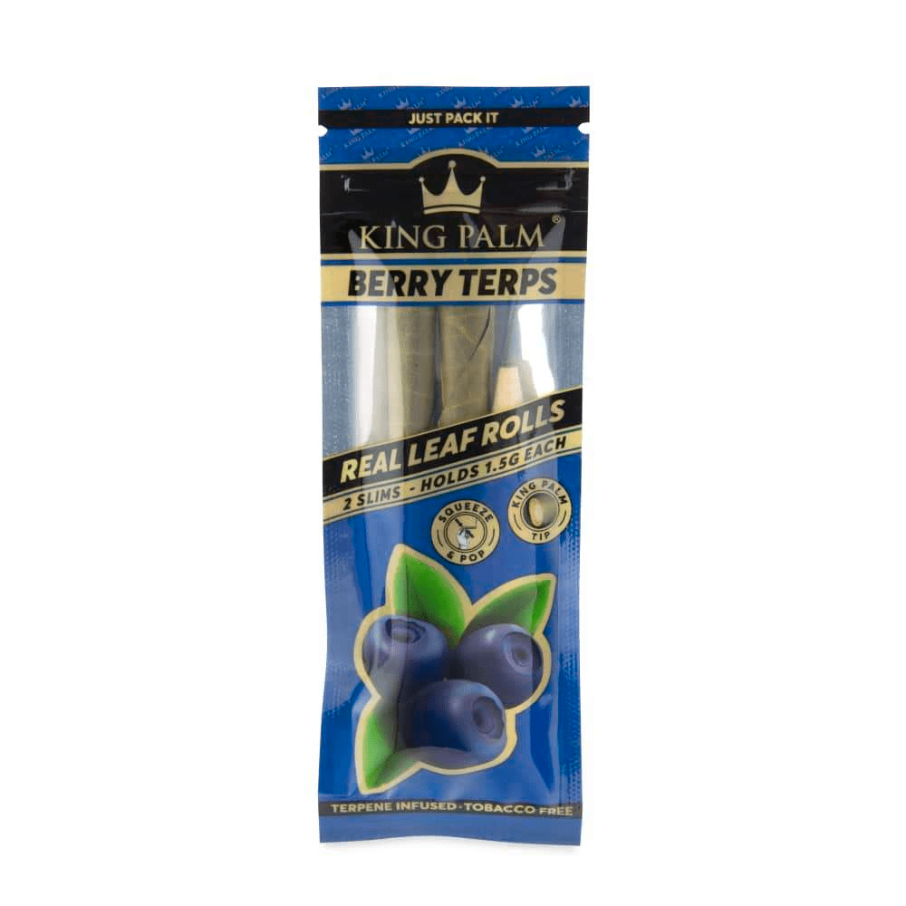 King Palm Alternatives Berry Terps King Palm Slim Cones (1.5g) (2x Pack)