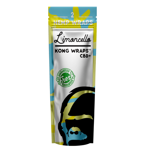 Kong Wraps Alternatives Limoncello Kong Wraps All-Natural Hemp Wraps (2x Pack)