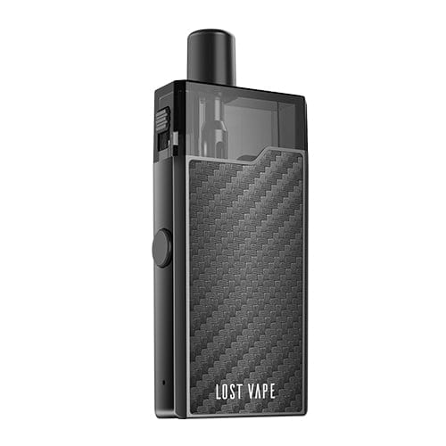 Lost Vape Pod System Black Carbon Fiber Lost Vape Orion Mini Pod Kit