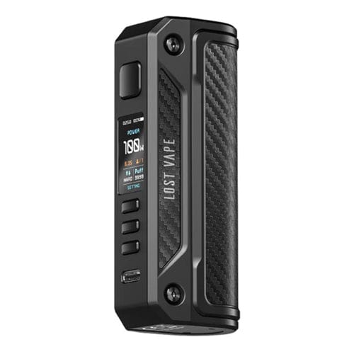 Lost Vape Mods Black/Carbon Fiber Lost Vape Thelema Solo 100W Mod