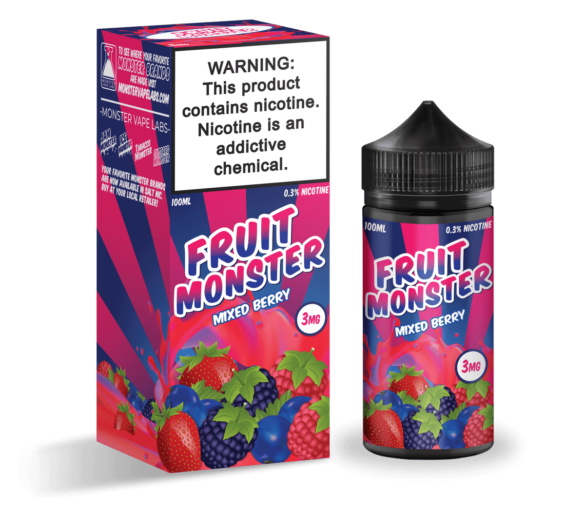 Monster Vape Labs Juice Fruit Monster Mixed Berry 100ml Vape Juice