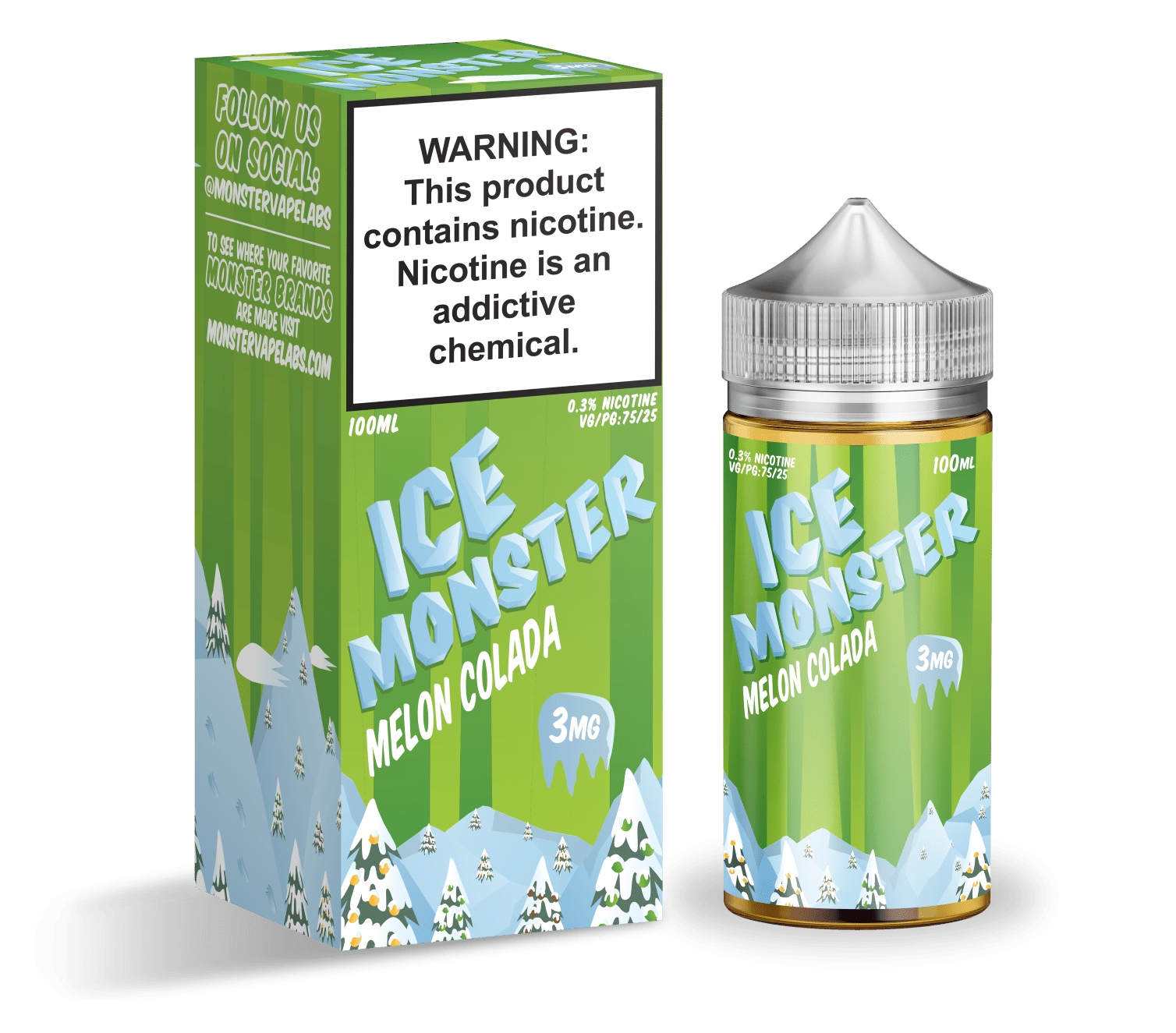 Monster Vape Labs Juice ICE Monster Melon Colada 100ml Vape Juice