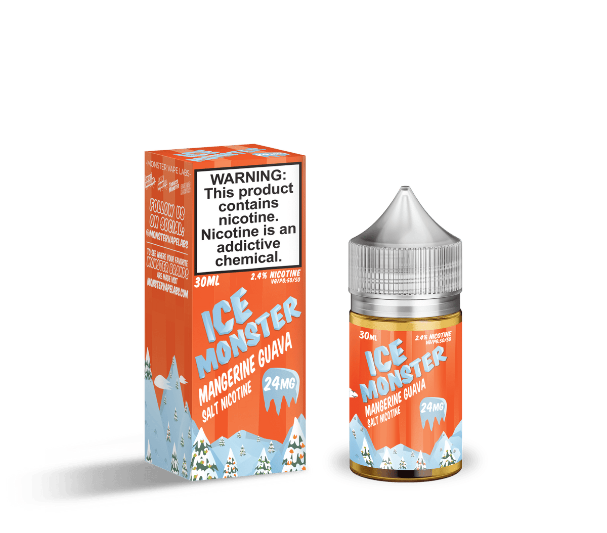 Monster Vape Labs Juice ICE Monster Salts Mangerine Guava 30ml Nic Salt Vape Juice