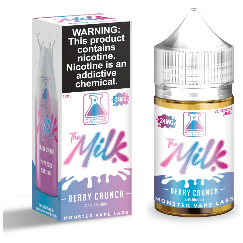 Monster Vape Labs Juice The Milk Salts Berry Crunch 30ml Nic Salt Vape Juice