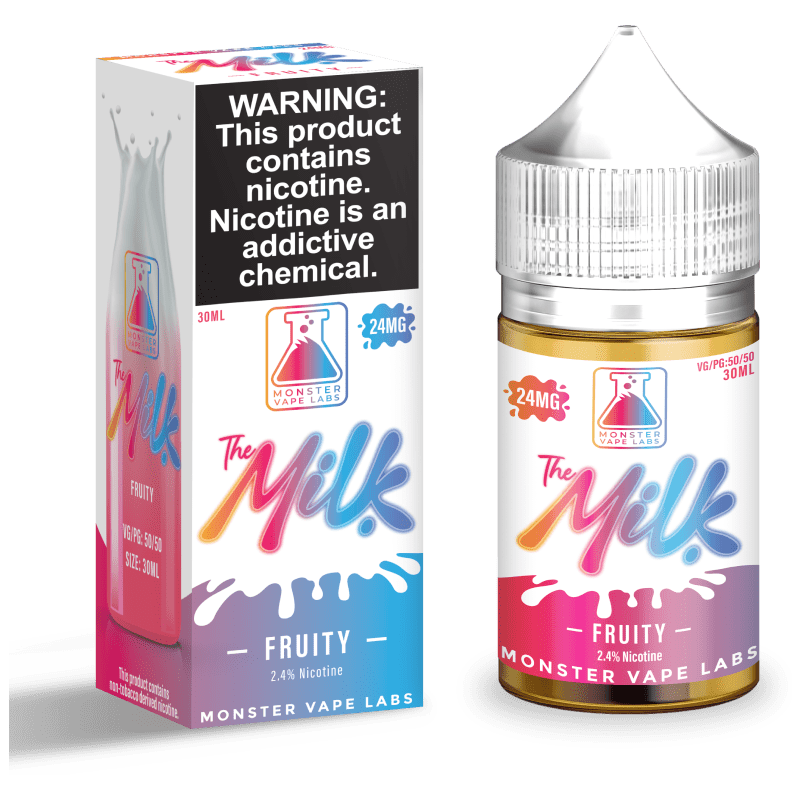 Monster Vape Labs Juice The Milk Salts Fruity 30ml Nic Salt Vape Juice