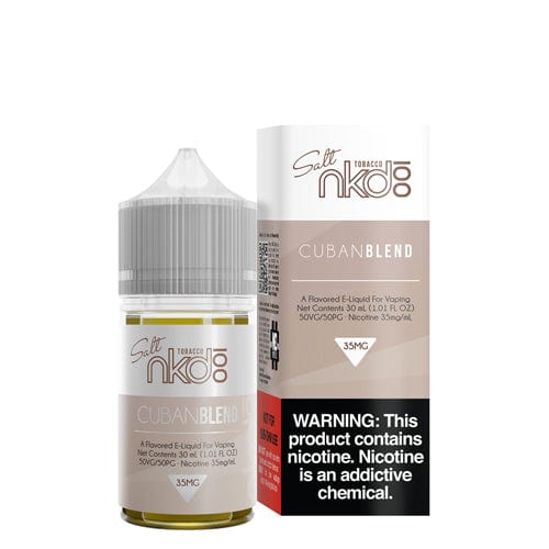 Naked 100 Juice NKD 100 Salt Tobacco Cuban Blend 30ml Nic Salt Vape Juice