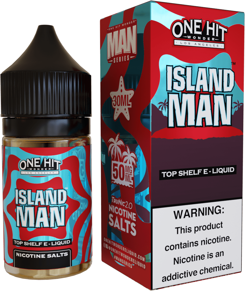 One Hit Wonder Juice 50MG One Hit Wonder Island Man 30ml Nic Salt Vape Juice