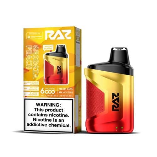 RAZ Disposable Vape Georgia Peach RAZ CA6000 Disposable Vape (5%, 6000 Puffs)