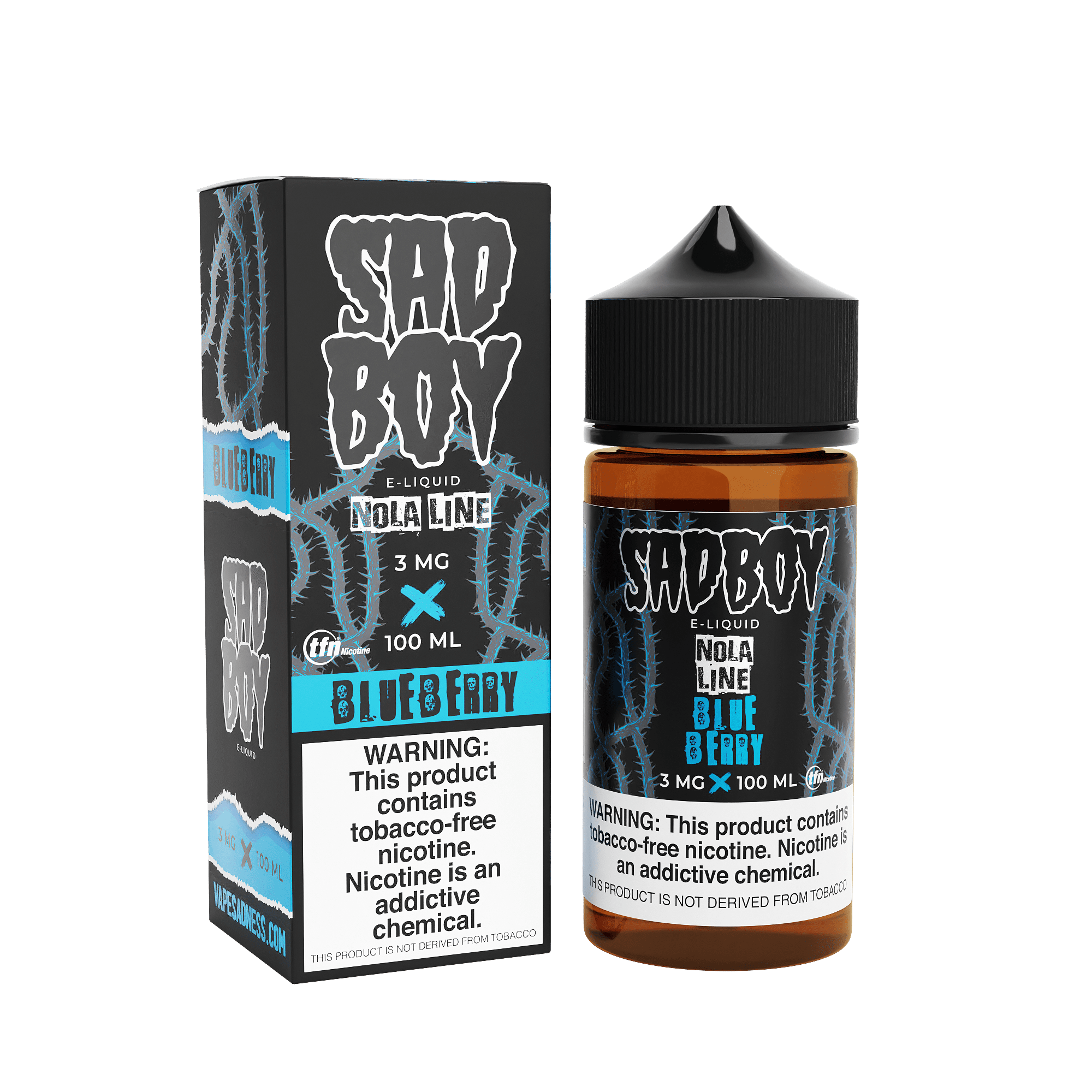 Sadboy Juice Sadboy Blueberry Nola 100ml Vape Juice