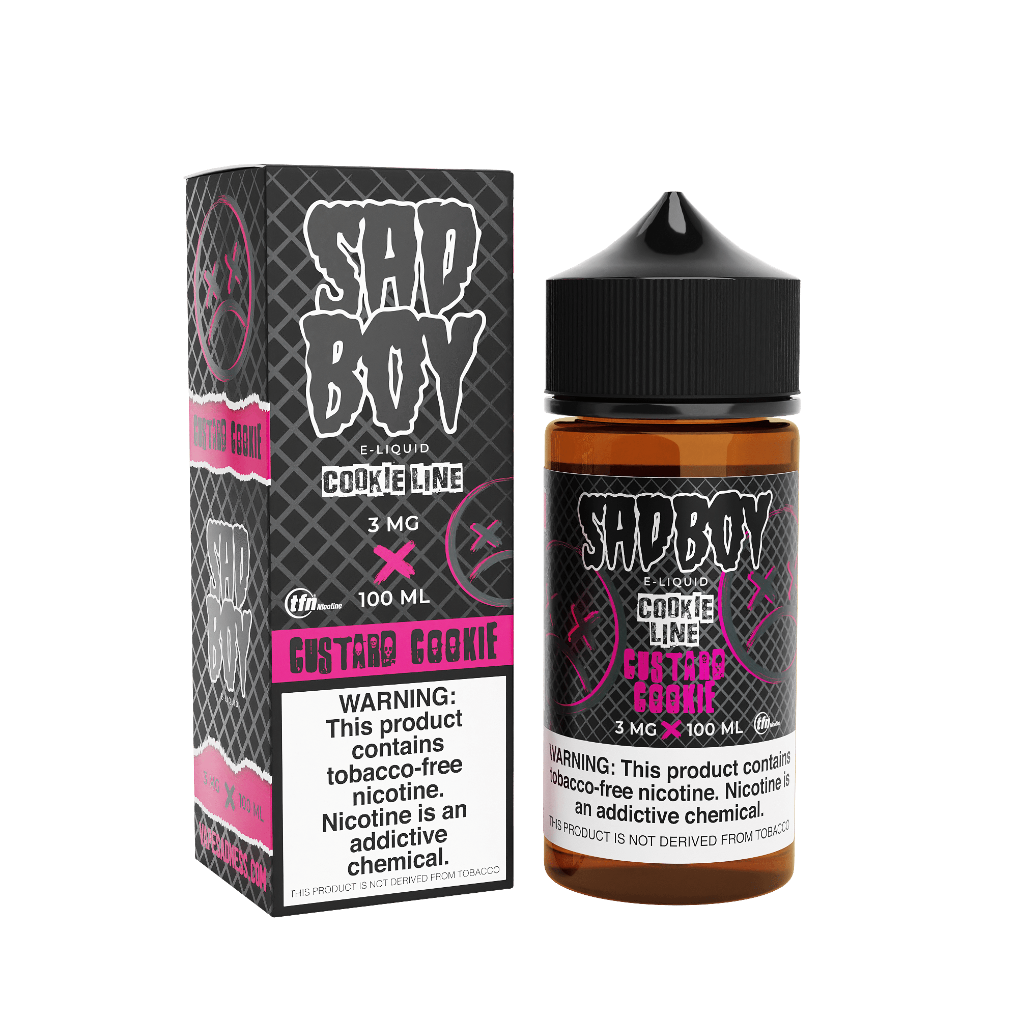 Sadboy Juice Sadboy Custard Cookie 100ml Vape Juice