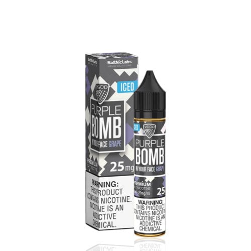 VGOD Juice VGOD SaltNic Purple Bomb ICED 30ml Nic Salt Vape Juice