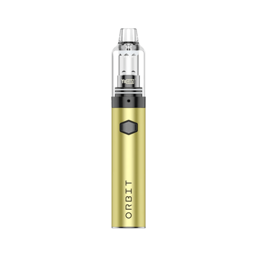 Yocan Alternatives Gold Yocan Orbit Wax Pen Vaporizer w/ Terp Pearls